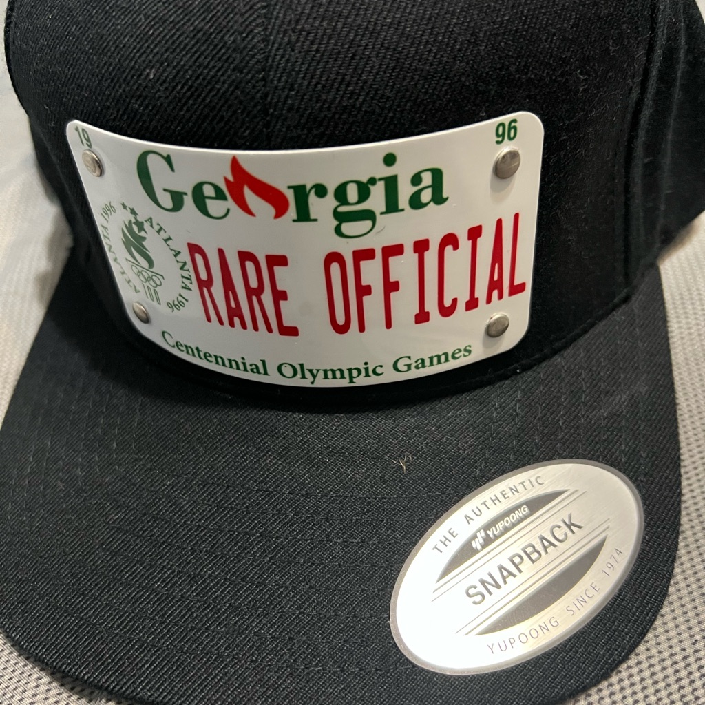 Georgia Centennial Olympic Games 'Rare Official' Black Snapback Hat